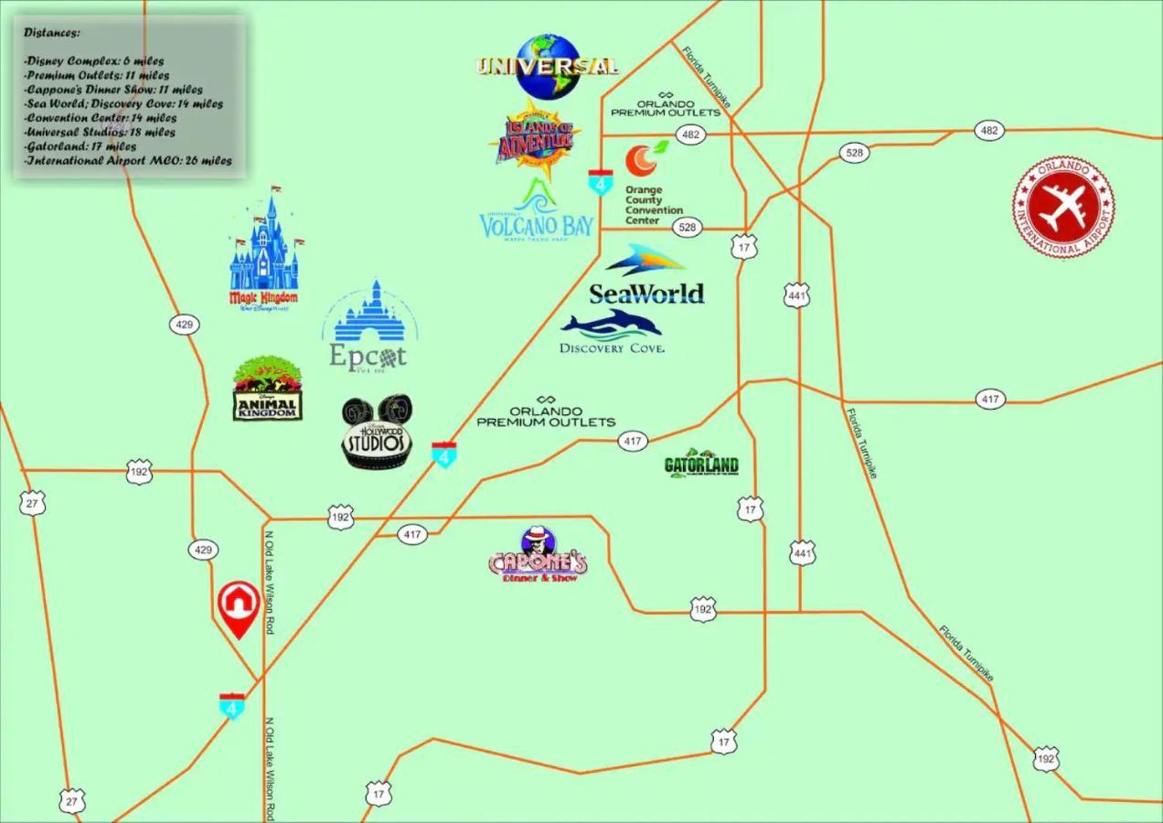 Epic Family Fun! Games & Theme Room, Pool - Encore Resort, Near Disney Orlando Zewnętrze zdjęcie